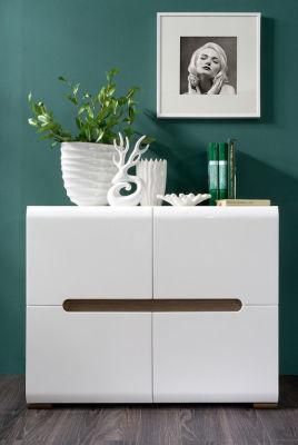 Popular Modern Glossy White Sideboard Storage Cabinet (HF-EY0326)