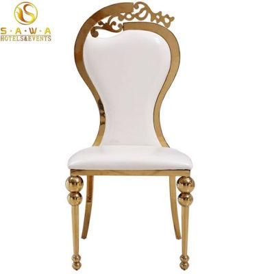 Customize Luxury Stacking Stainless Steel Banquet Hotel Chair