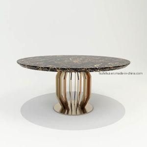 Dining Table of Stainless Steel Bottom
