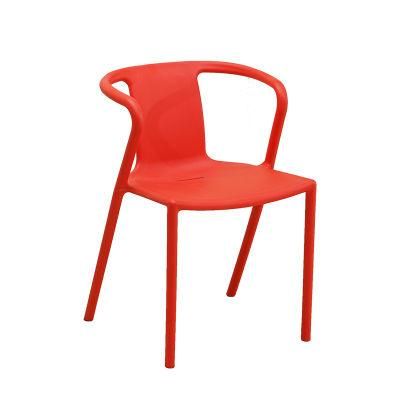 Italian Light Luxury Furniture Red Dining Chair Simple Creative Hotel Chair Plastic