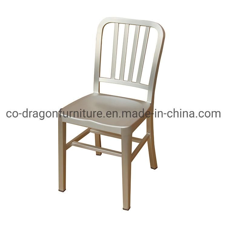 Fashion Wholesale Market Gold Steel Dining Chair for Banquet Furniture