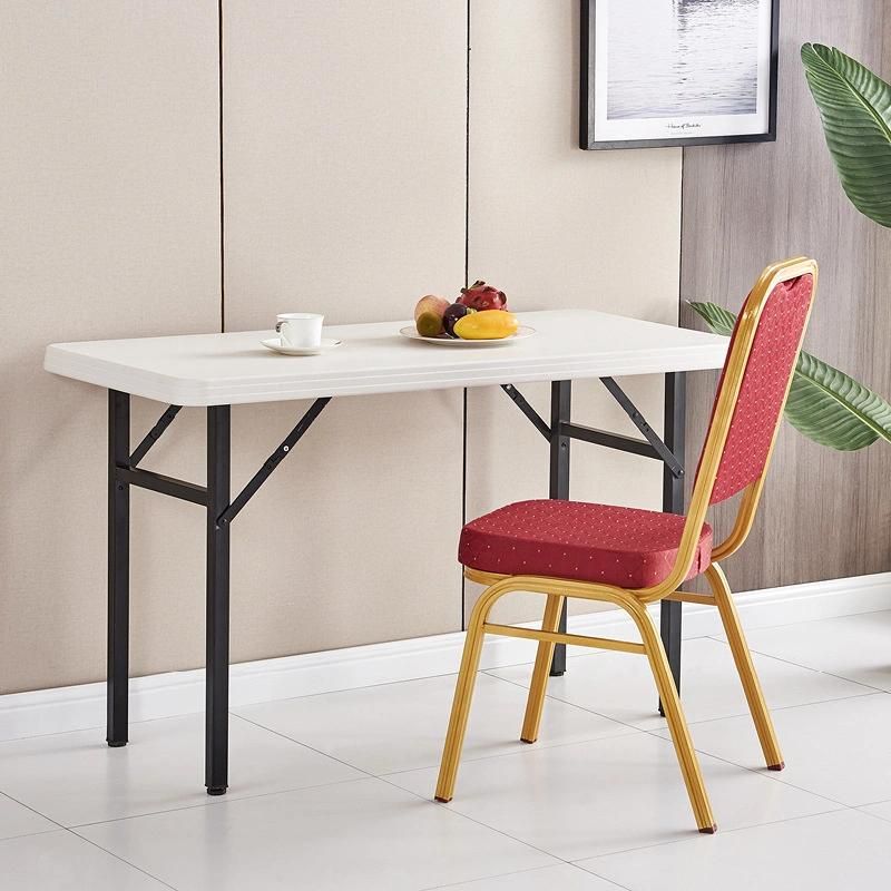 Modern Metal Armless Leisure Wedding Furniture Comfortable Dining Banquet Chair
