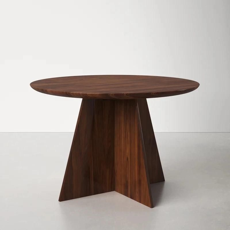 Wholesale Home Solid Wood Dining Table and Chair Combination Household Apartment Nordic Rectangular Modern Minimalist Living Room Light Luxury Dining Table