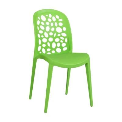 The Best Raw Material Flower Shaped Design Dining Plastic Chair