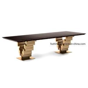 Rectangle Modern Marble Dining Table
