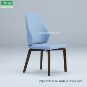 Blue High Back Side Chair for Dining Room (YC543)
