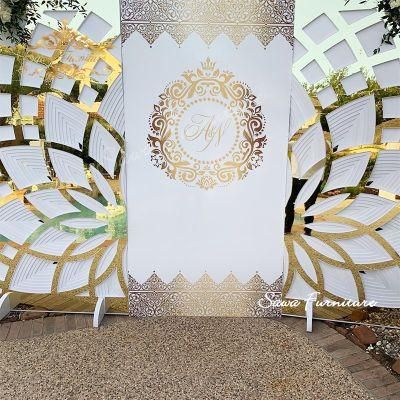 Flower Wall Decoration Materials Backdrop Drape Acrylic Wedding Backdrop