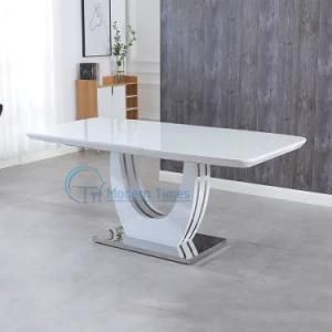 2020 New High-End New Design Luxury Modern Home Furniture MDF Dining Table
