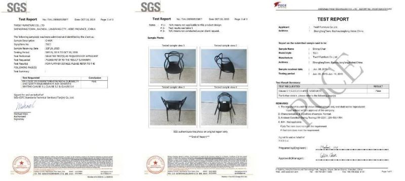 Dining Chair Modern Minimalist Wood Fabric Chair for Kitchen or Living Room