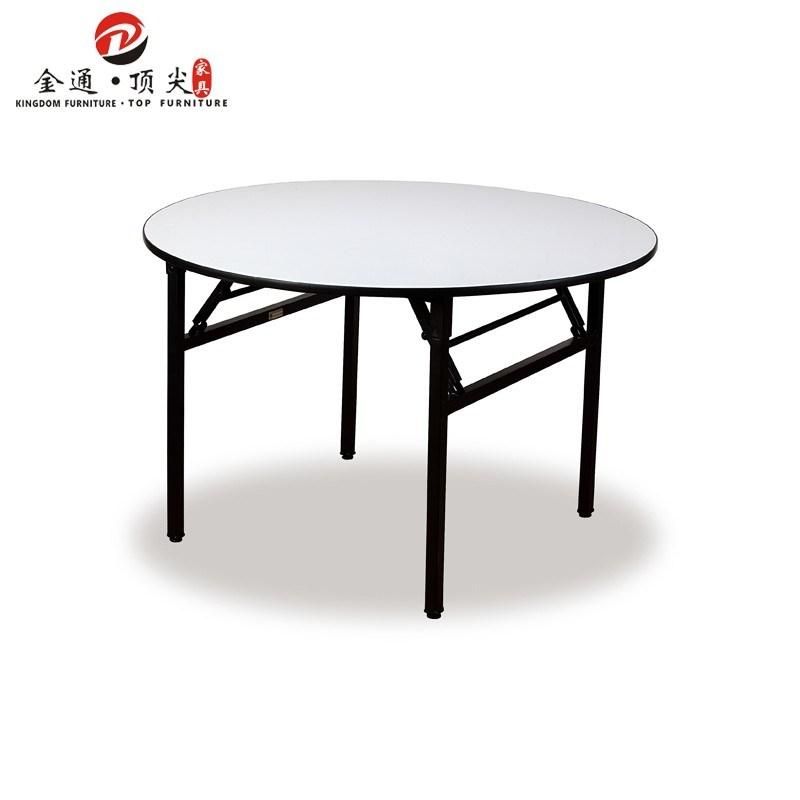 Custom Foshan Factory Wedding Furniture Buffet Folding Round Table Banquet