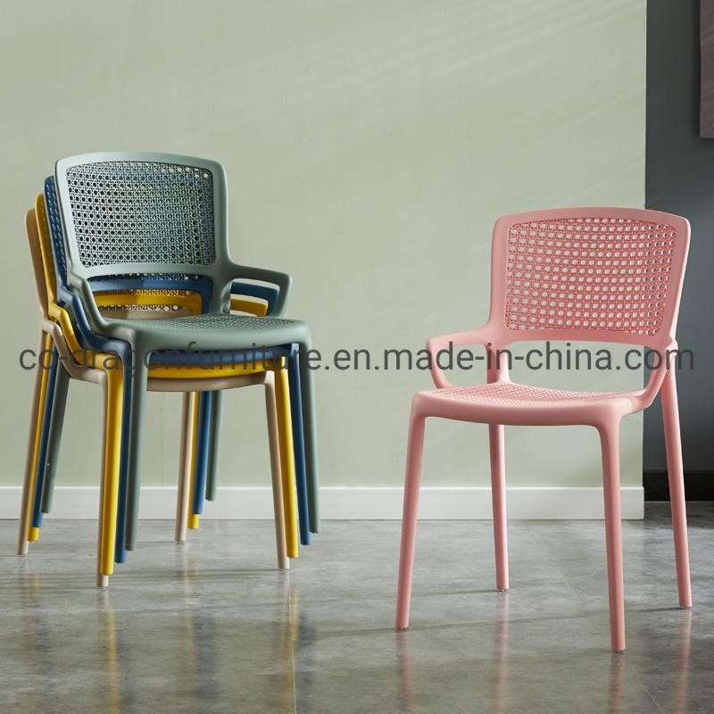 Modren PP Plastic Children Dining Armchair for Chair Sets Furniture