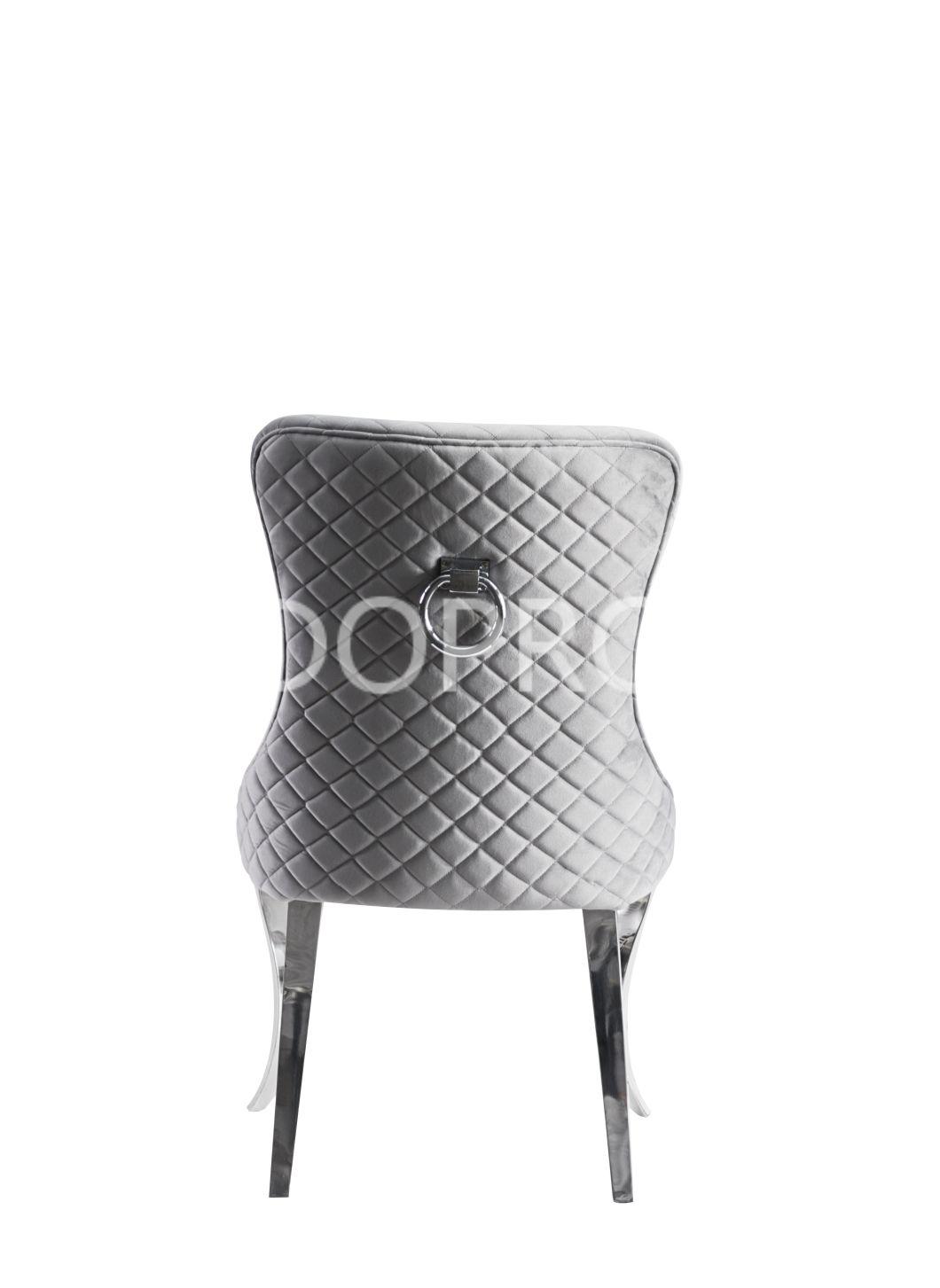 Popular Dining Chair Stainless Steel Leg Velvet Seats