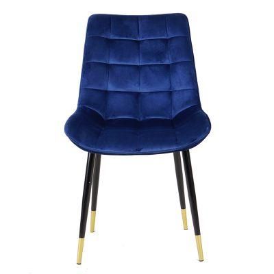 Furniture Restaurant Modern Upholstered Velvet Dining Chair