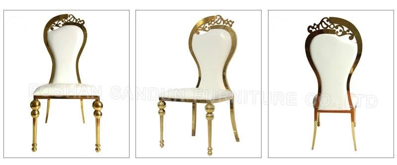 11 Years Experience Event Wedding Furniture Wholesale Stainless Steel Chair for Dining