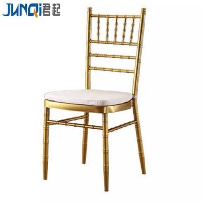Party Event Used Gold Chiavari Chair with Cushion for Sale