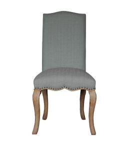 Wooden Furniture Fabric Distressed and Brushed Dining Room Chair