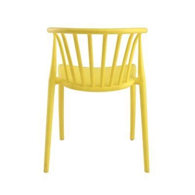 Modern Commercial Adult Stackable Strong Hard Plastic Chair Dinner Chairs Without Arms