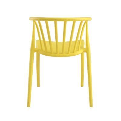 Modern Commercial Adult Stackable Strong Hard Plastic Chair Dinner Chairs Without Arms
