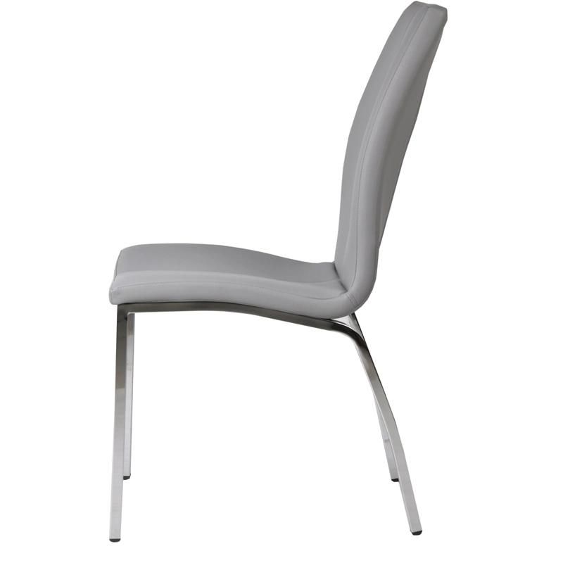 Wholesale Nordic Style Comfortable Modern Soft Cushion PU Dining Chair