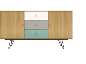 New Design Simple Style Sideboard Cabinet with Steel Legs Made in China