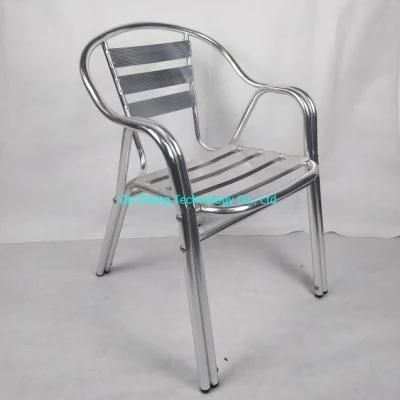 Outdoor Furniture Patio Aluminum Garden Chairs Set Backyard Dining Bar Restaurant Chair Set