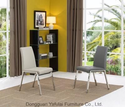 Factory Classic Hot Sale Steel PU Dining Chair