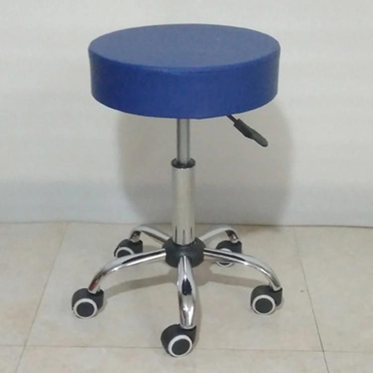 Sillas De Bar Home Office Furniture Round Stool with Roller Lift Ratating Adjust The Multi-Functional Dining Room Stool Chair