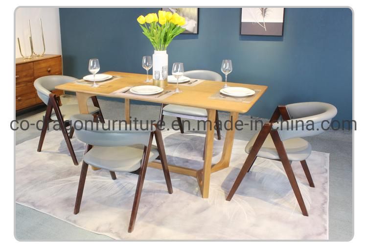 Quality Solid Wood Dining Chair with Leather for Dining Furniture