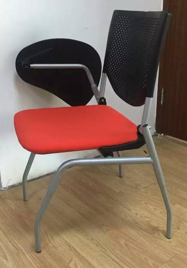 Office Furniture Folding Plastic Meeting Training Chair with Tablet