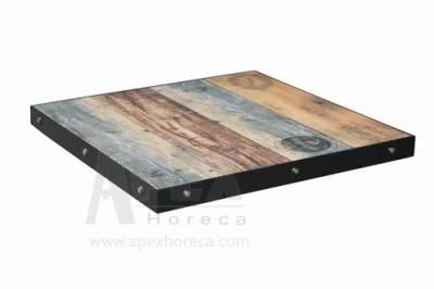 Customized Size Coffee Dining Industrial Style Ceramic Table Top for Dining and Bar Use