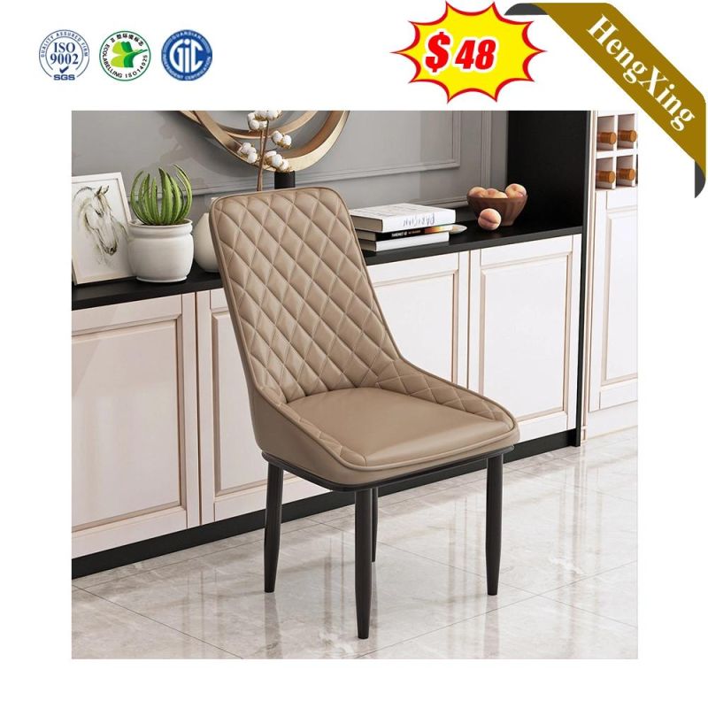 European Style Economical Luxury Leisure PU Leather Family Hotel Restaurant Furniture Dining Chair