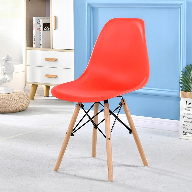 Sillas Comedor Minimalist Modern Home Furnitures Bright Polypropylene White Dining Chair