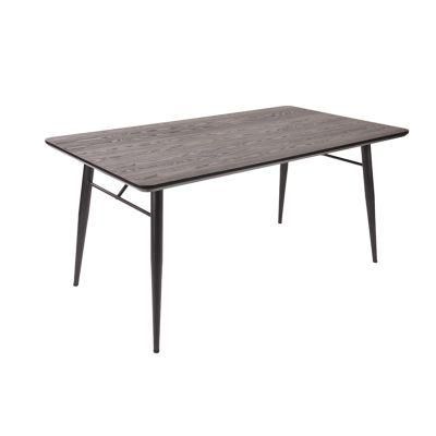 Small Size MDF Veneer Apartment Furniture Dining Table