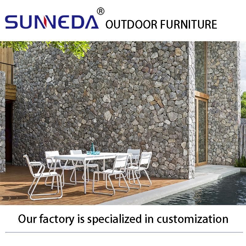 Hotsale Backyard Pool Italian Style Modern Popular Outdoor Furniture Set