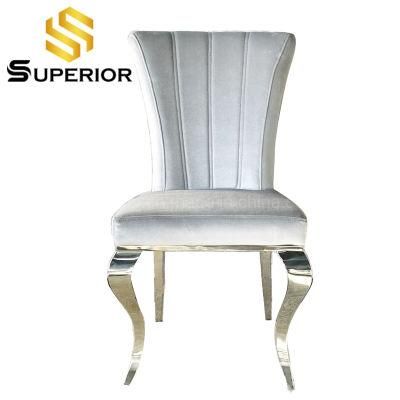 2020 New Design Velvet Dining Chair for Home Dining Furniture