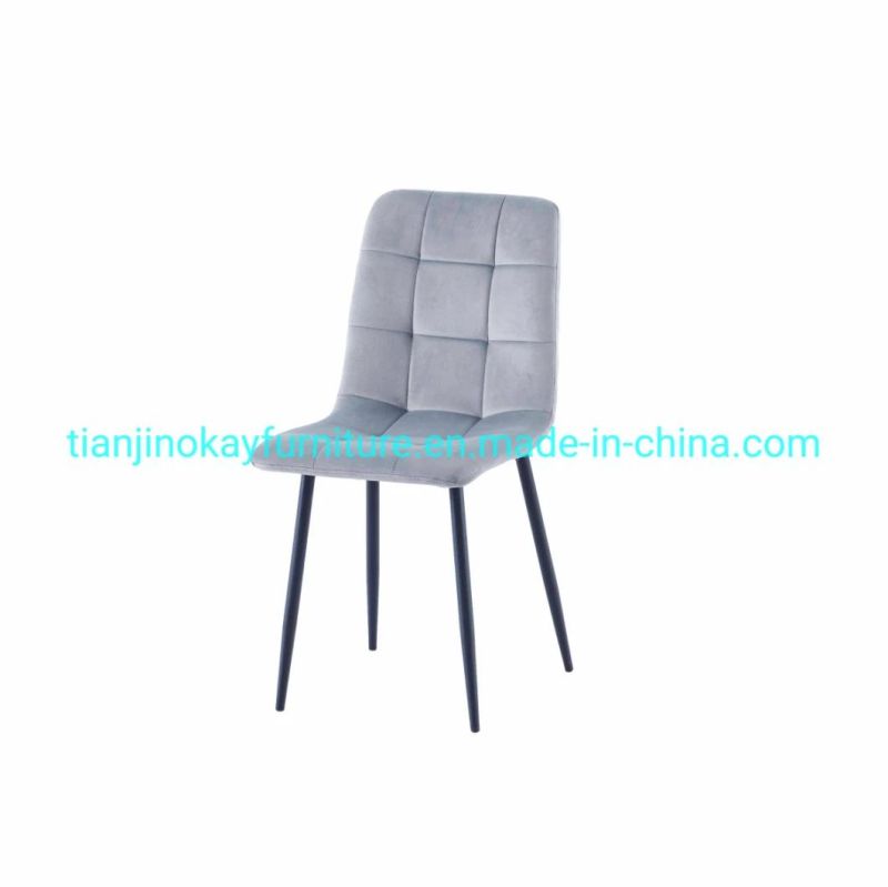 Good Quality of Velvet Fabric with Kd Legs for Dining Room Sets