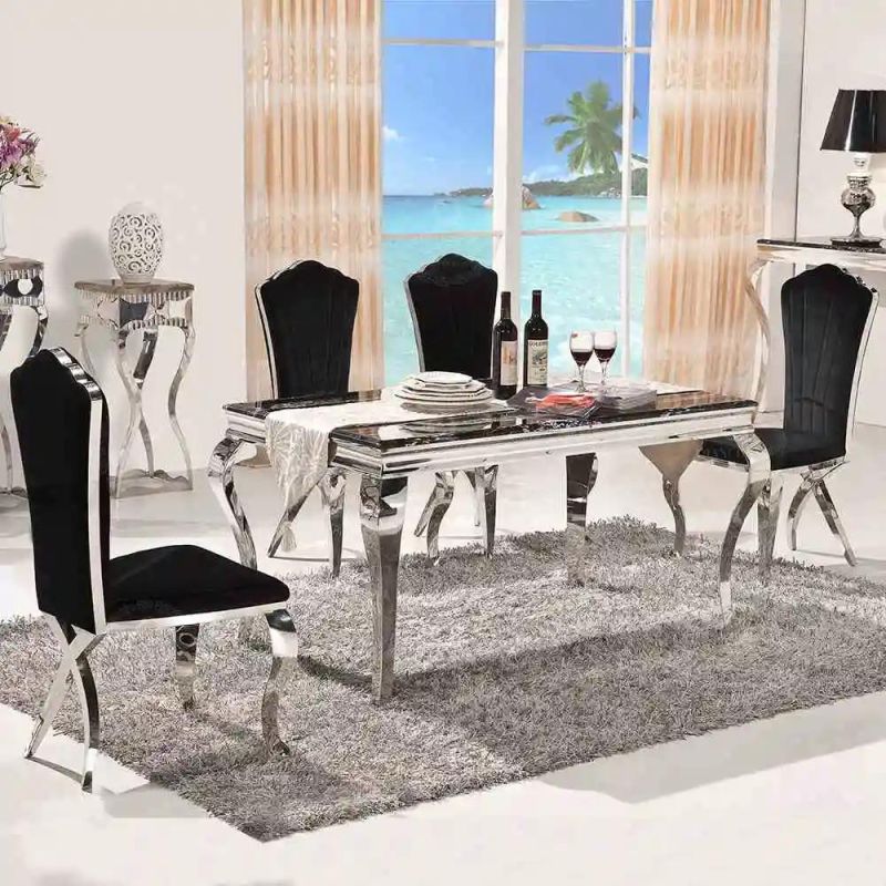 Nordic Modern 200cm Long Dining Room Table and Chairs
