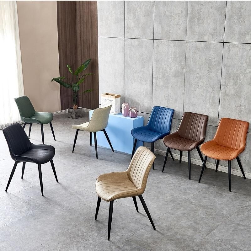 Factory Wholesale Antique Chair Banquet Hotel Room Furniture Leather Seats Armless Chair for Dining