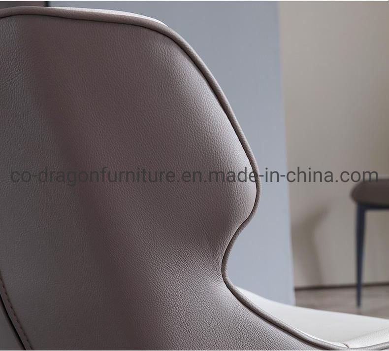 Hot Sale High Back Home Furniture Leather Dining Chair Set