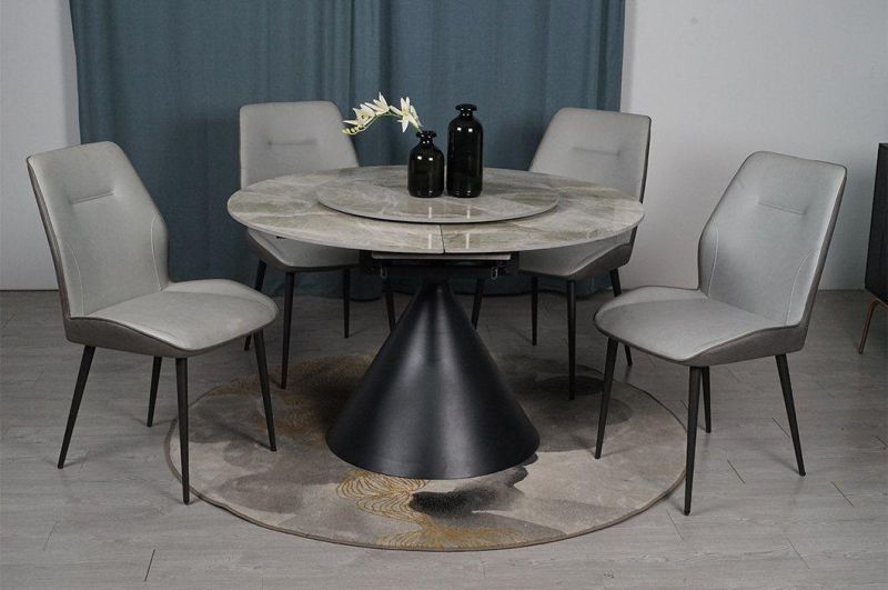 Factory Modern Restaurant Home Dinner Kitchen Furniture Marble Dining Table Furnitures Luxury Extendable Dining Table