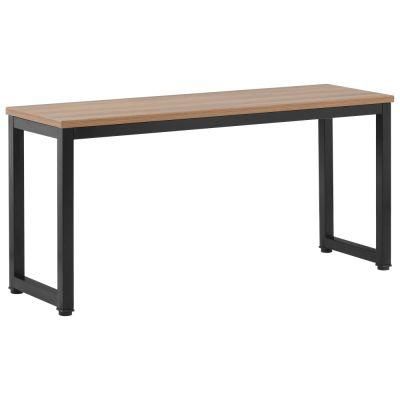 Home Furniture Modern Rectangular Metal Wooden Base Dining Restaurant Table