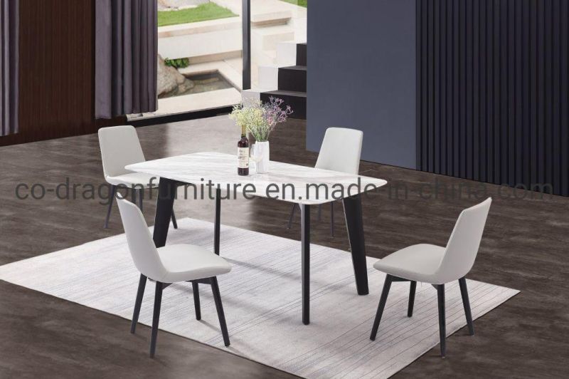 Modern Furniture 6 Seats Rectangle Dining Table for Home Furniture