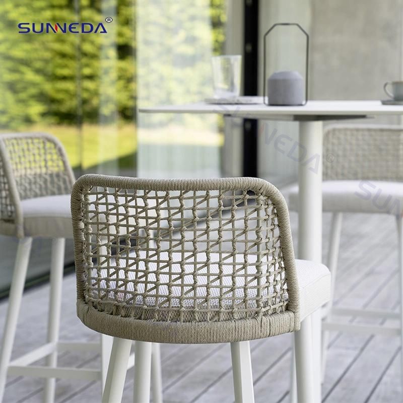 Coffee Table Outdoor Aluminum Webbing Chair Modern Bar Stool