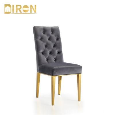 Wholesale Simple Design Stainless Steel Back Dining Furniture Dining Chair