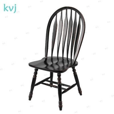 Kvj-6032 Peacock Solid Wood Windsor Dining Chair