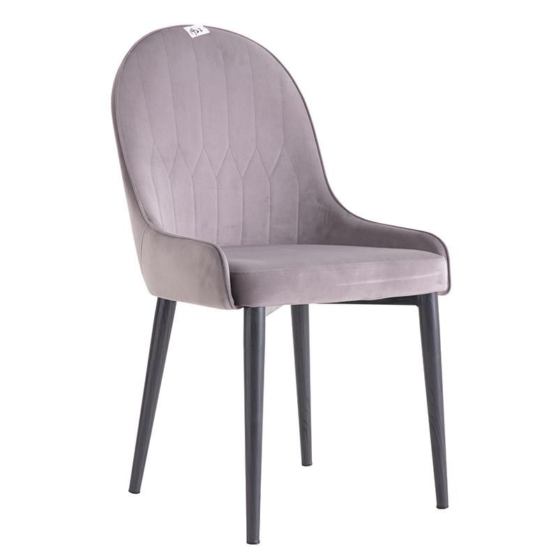 Dining Room Furniture Nordic Restaurant Wedding Banquet Chair Modern Upholstery Arm Fabric Velvet Dining Chairs