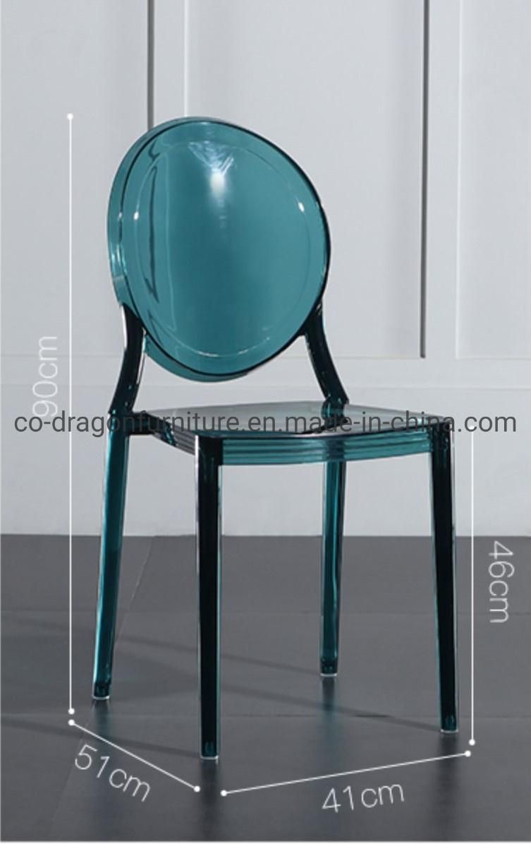High Quality Modern Plastic Colorful Dining Chair for Home Furniture