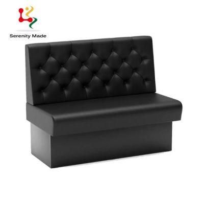 Restaurant Wholesale Furniture Commercial Use Coffee Shop Fast Food Restaurant PU Leather Sofa Booth Seating