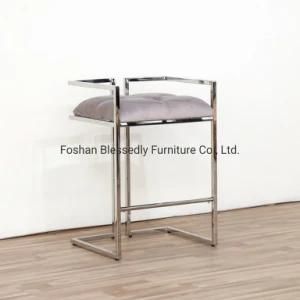Dining Chair Home Furniture Stainless Steel Bar Stool Bar Chair
