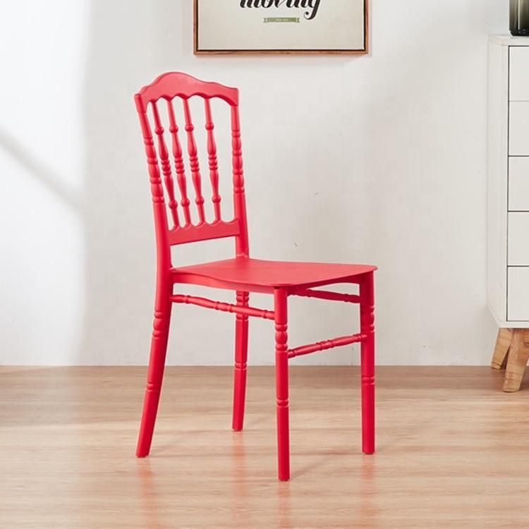 Heavy Duty Armless Party Cafe Fancy VIP Stacking Hard PP Plastic Stool Chair Without Arms
